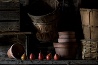 Five Pears On A Shelf